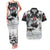 The Wolves Hunting Moose Couples Matching Tank Maxi Dress and Hawaiian Shirt