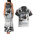 The Wolves Hunting Moose Couples Matching Tank Maxi Dress and Hawaiian Shirt