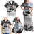 The Wolves Hunting Moose Family Matching Off Shoulder Maxi Dress and Hawaiian Shirt