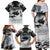 The Wolves Hunting Moose Family Matching Off Shoulder Maxi Dress and Hawaiian Shirt