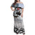 The Wolves Hunting Moose Family Matching Off Shoulder Maxi Dress and Hawaiian Shirt