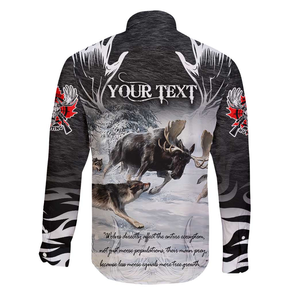 The Wolves Hunting Moose Family Matching Puletasi and Hawaiian Shirt