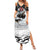 The Wolves Hunting Moose Family Matching Summer Maxi Dress and Hawaiian Shirt