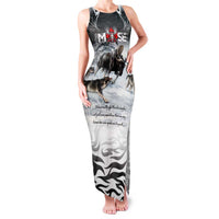 The Wolves Hunting Moose Family Matching Tank Maxi Dress and Hawaiian Shirt