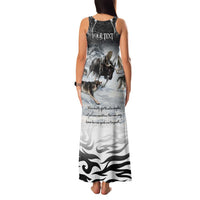 The Wolves Hunting Moose Family Matching Tank Maxi Dress and Hawaiian Shirt