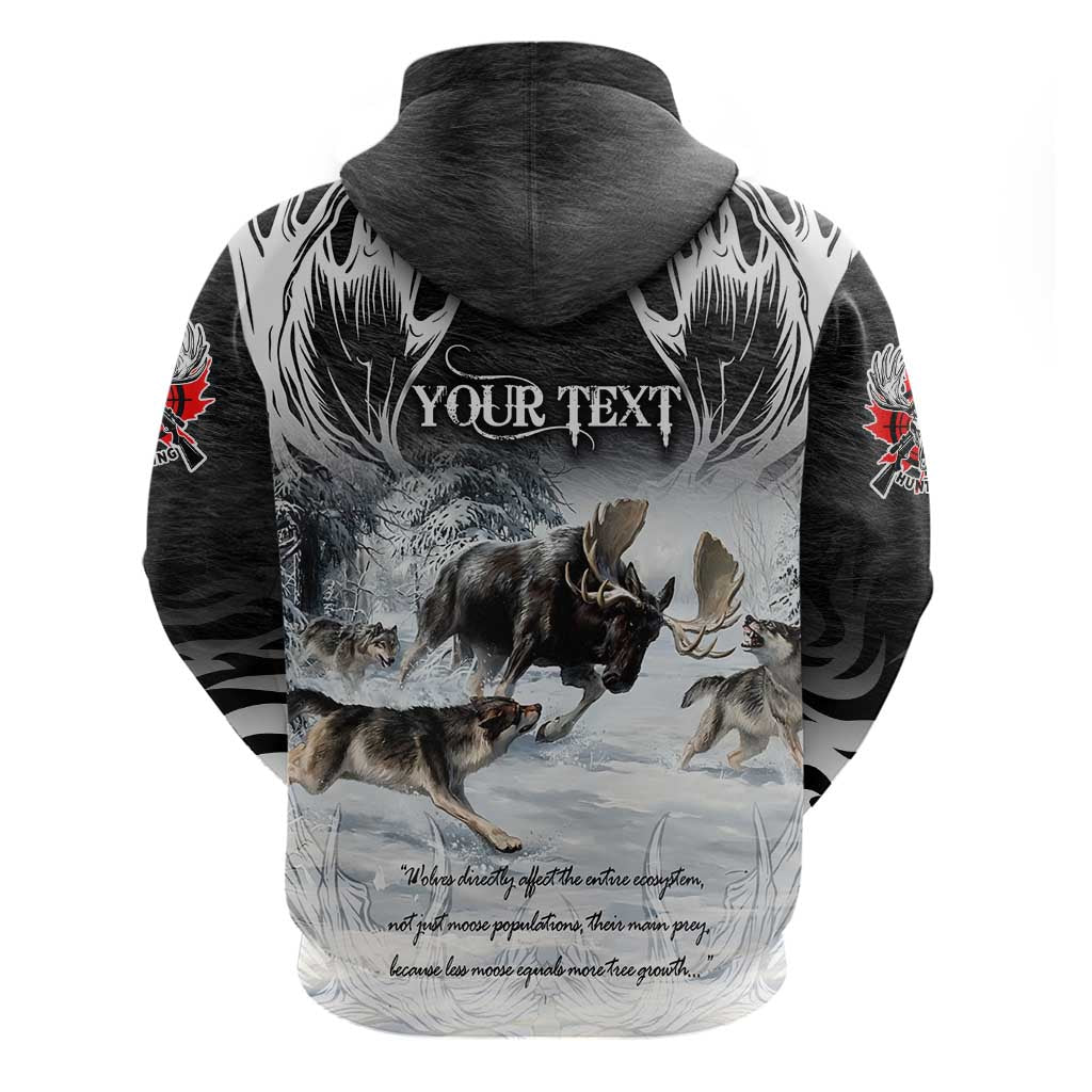 The Wolves Hunting Moose Hoodie