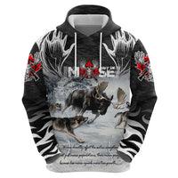 The Wolves Hunting Moose Hoodie