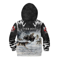 The Wolves Hunting Moose Kid Hoodie