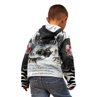 The Wolves Hunting Moose Kid Hoodie