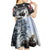 The Wolves Hunting Moose Kid Short Sleeve Dress