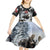 The Wolves Hunting Moose Kid Short Sleeve Dress