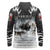 The Wolves Hunting Moose Long Sleeve Polo Shirt