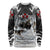 The Wolves Hunting Moose Long Sleeve Shirt