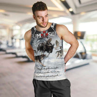 The Wolves Hunting Moose Men Tank Top