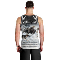 The Wolves Hunting Moose Men Tank Top