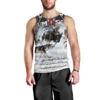 The Wolves Hunting Moose Men Tank Top
