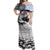 The Wolves Hunting Moose Off Shoulder Maxi Dress