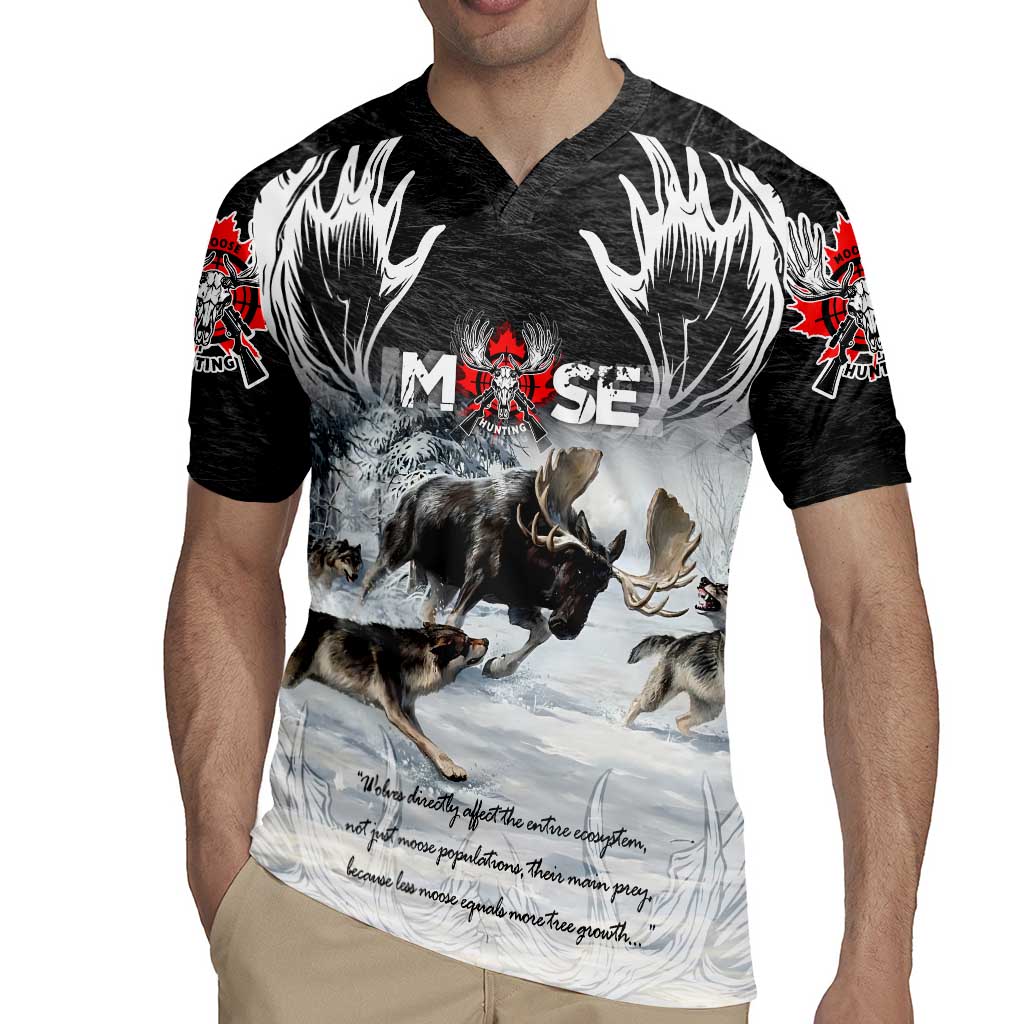 The Wolves Hunting Moose Rugby Jersey