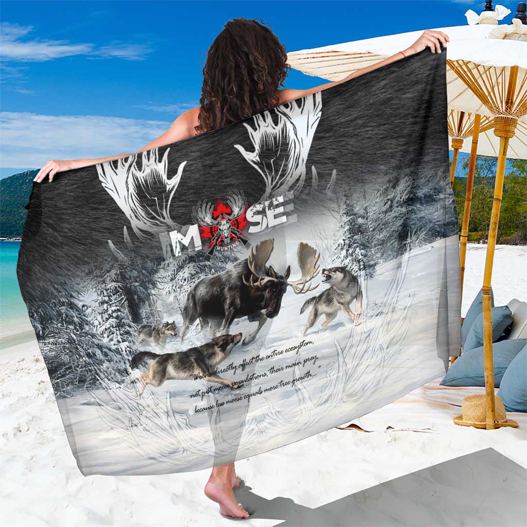 The Wolves Hunting Moose Sarong