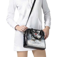 The Wolves Hunting Moose Shoulder Handbag