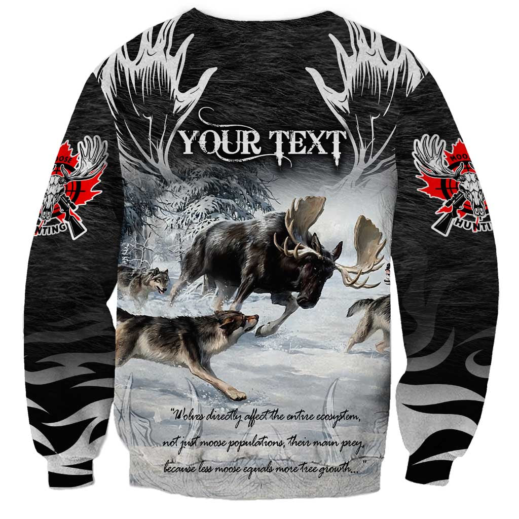 The Wolves Hunting Moose Sweatshirt
