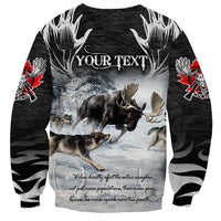 The Wolves Hunting Moose Sweatshirt