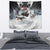 The Wolves Hunting Moose Tapestry