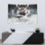 The Wolves Hunting Moose Tapestry