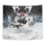 The Wolves Hunting Moose Tapestry