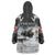 The Wolves Hunting Moose Wearable Blanket Hoodie