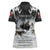 The Wolves Hunting Moose Women Polo Shirt