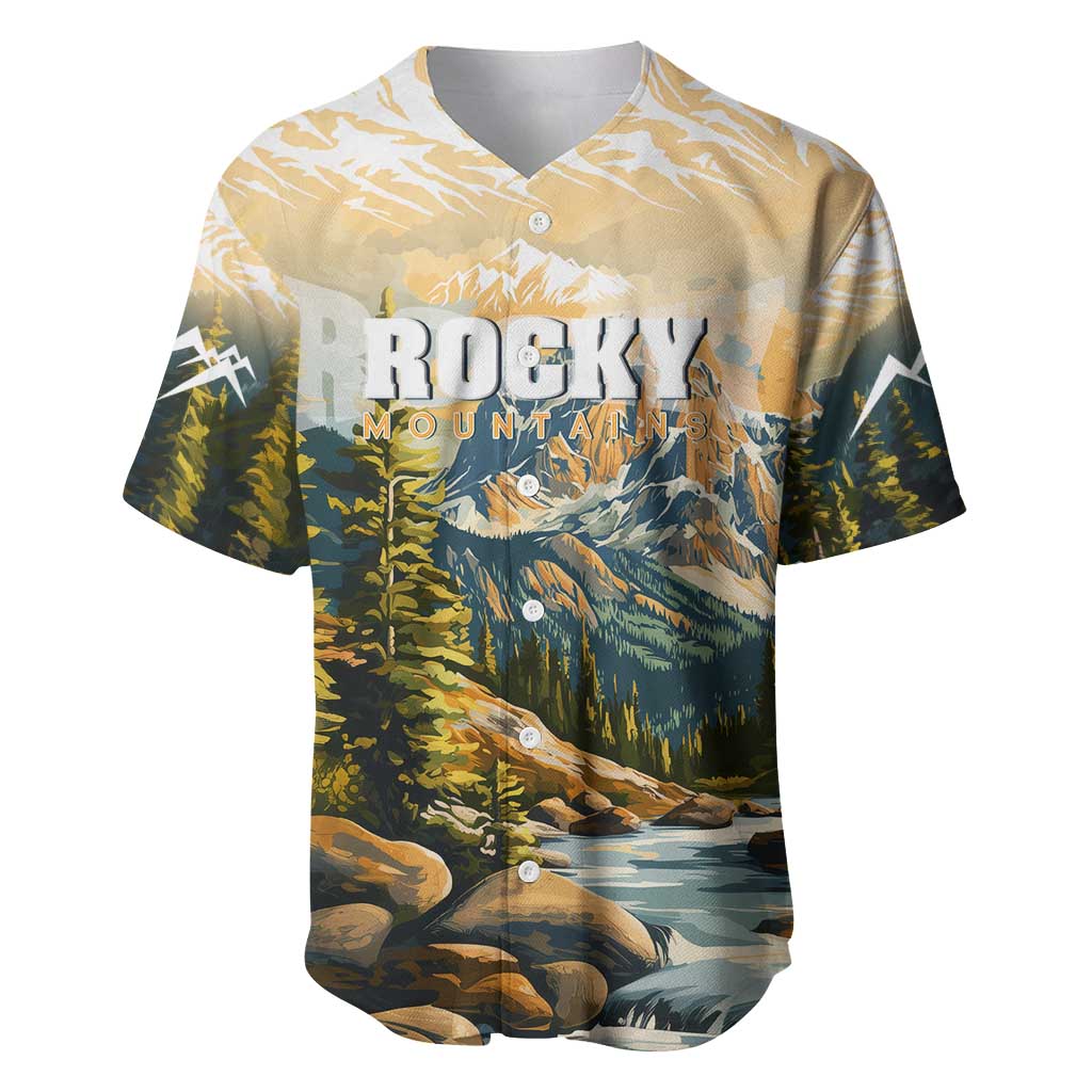 The Beauty of Rocky Mountains Baseball Jersey