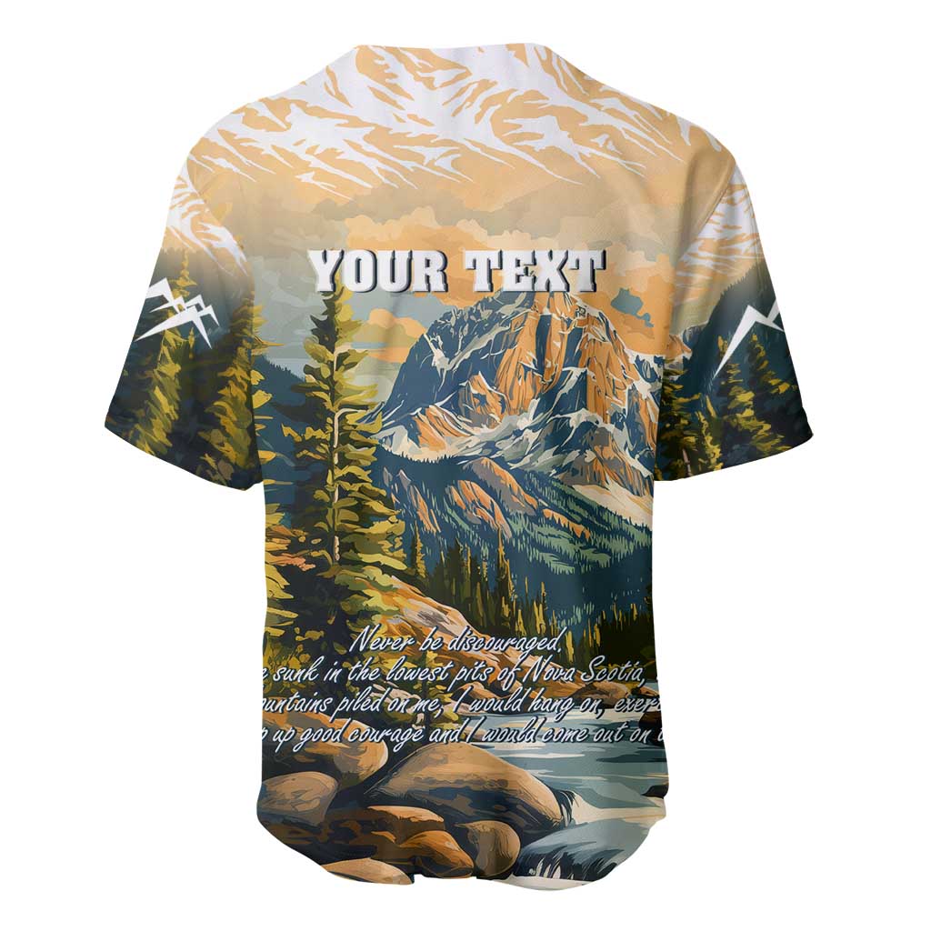 The Beauty of Rocky Mountains Baseball Jersey