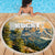 The Beauty of Rocky Mountains Beach Blanket