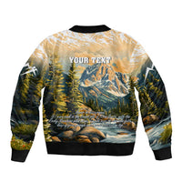 The Beauty of Rocky Mountains Bomber Jacket