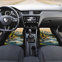 The Beauty of Rocky Mountains Car Mats