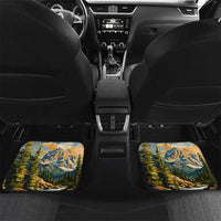 The Beauty of Rocky Mountains Car Mats