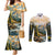 The Beauty of Rocky Mountains Couples Matching Mermaid Dress and Long Sleeve Button Shirt