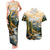 The Beauty of Rocky Mountains Couples Matching Tank Maxi Dress and Hawaiian Shirt