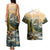 The Beauty of Rocky Mountains Couples Matching Tank Maxi Dress and Hawaiian Shirt