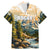The Beauty of Rocky Mountains Family Matching Mermaid Dress and Hawaiian Shirt