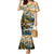 The Beauty of Rocky Mountains Family Matching Mermaid Dress and Hawaiian Shirt