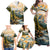 The Beauty of Rocky Mountains Family Matching Off Shoulder Maxi Dress and Hawaiian Shirt