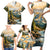 The Beauty of Rocky Mountains Family Matching Short Sleeve Bodycon Dress and Hawaiian Shirt