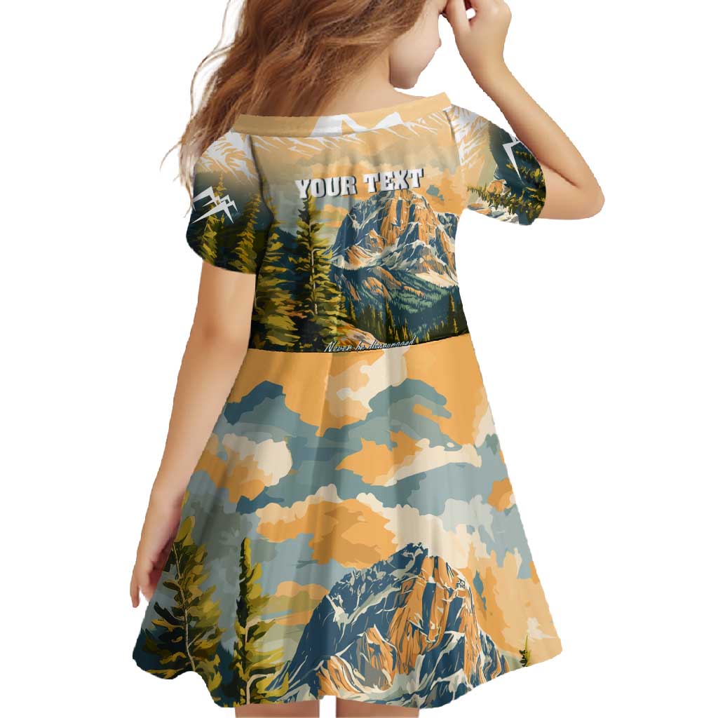 The Beauty of Rocky Mountains Family Matching Summer Maxi Dress and Hawaiian Shirt