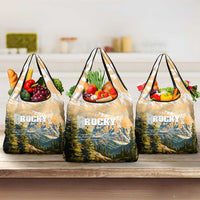 The Beauty of Rocky Mountains Grocery Bag