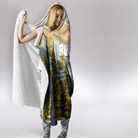 The Beauty of Rocky Mountains Hooded Blanket