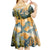 The Beauty of Rocky Mountains Kid Short Sleeve Dress