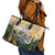 The Beauty of Rocky Mountains Leather Tote Bag