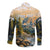 The Beauty of Rocky Mountains Long Sleeve Button Shirt
